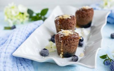 Glutenfreie Kokos-Mandel-Muffins mit den Wundercups