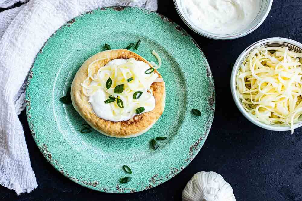 Thermomix Langos von oben