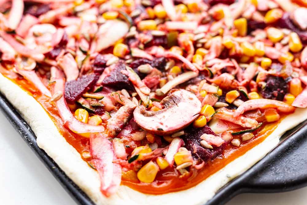 Pampered Chef vegane Pizza