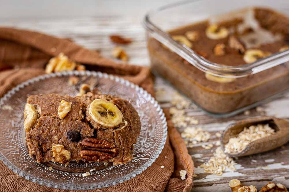 Thermomix Baked Oatmeal Portion