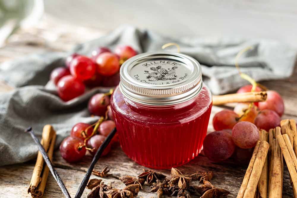 Thermomix weihnachtliches Trauben-Gelee