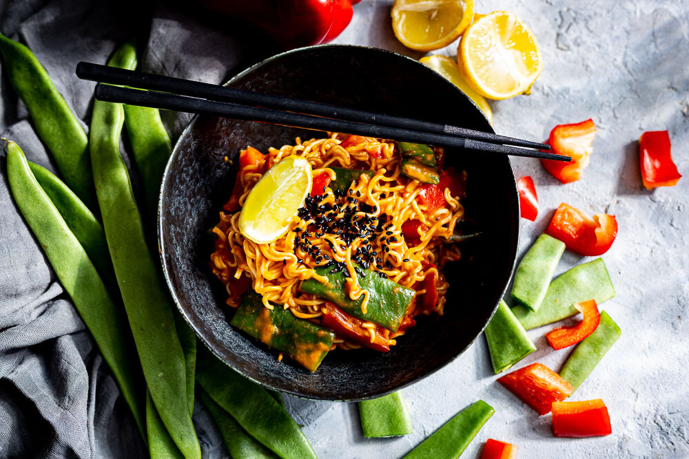 Thermomix Thai-Curry Nudeln