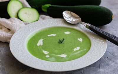 Zucchinicremesuppe mit dem Thermomix